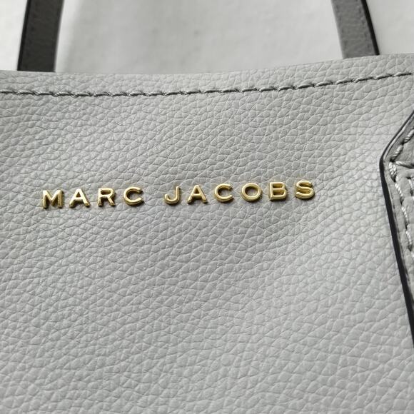 Marc Jacobs Women`s The Editor Griffin Rock Grey Zipper Satchel Shoulder Bag - Picture 5 of 16